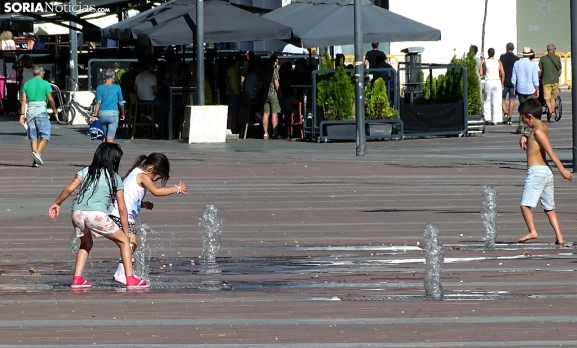 Aviso amarillo por calor en Soria del 10 al 12 de agosto