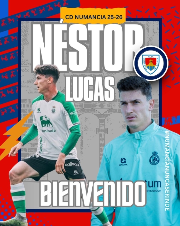 Néstor Lucas, nuevo fichaje para el centro del campo del Numancia