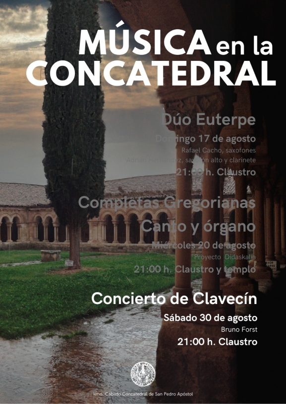 Concierto de clavecín de Bruno Forst en la Concatedral de Soria