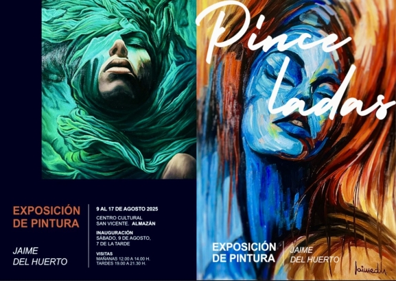 Exposición Pinceladas de Jaime del Huerto en Almazán