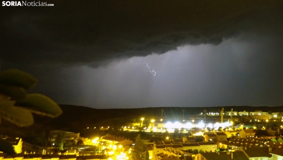 AEMET activa avisos por tormentas, lluvia y calor en Soria