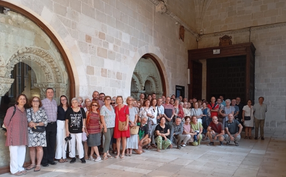 El arte gótico lleva a los alumnos de la Universidad Santa Catalina hasta la catedral de Burgos