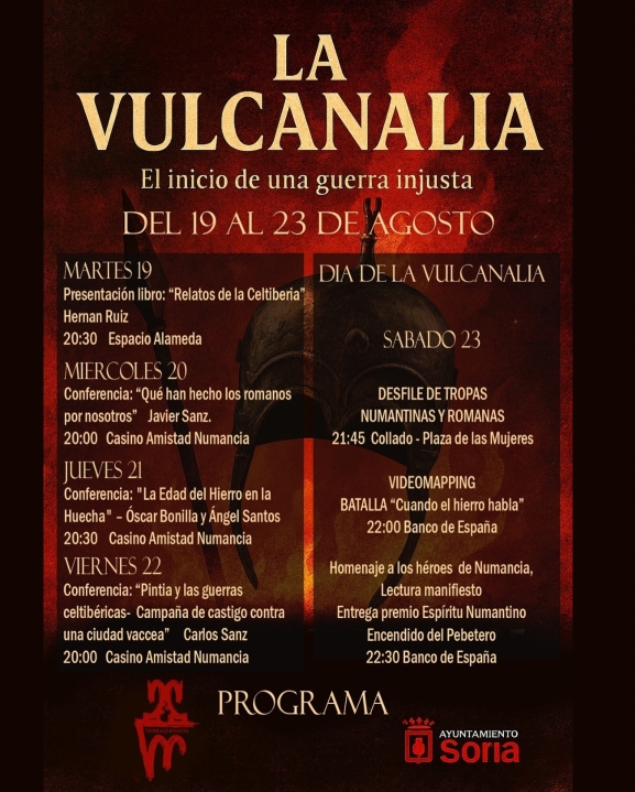 Conferencias de la Vulcanalia en el Círculo Amistad Numancia
