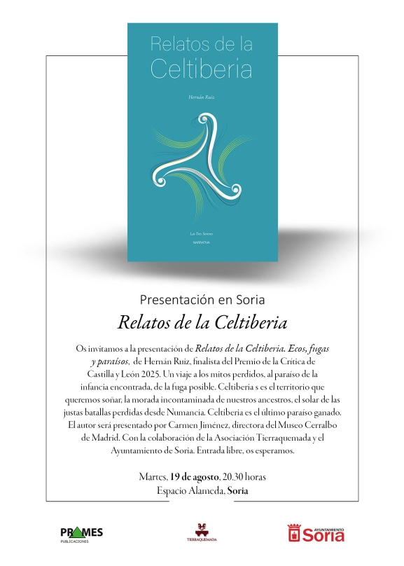 Hernán Ruiz presenta en Soria Relatos de la Celtiberia