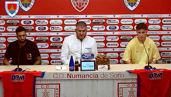 Dani Garc&iacute;a y N&eacute;stor Lucas, ambici&oacute;n y calma para un Numancia que perfila su asalto al as