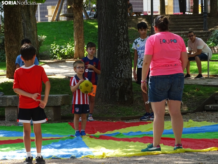 Una imagen de la tarde lúdica de este martes. /PC