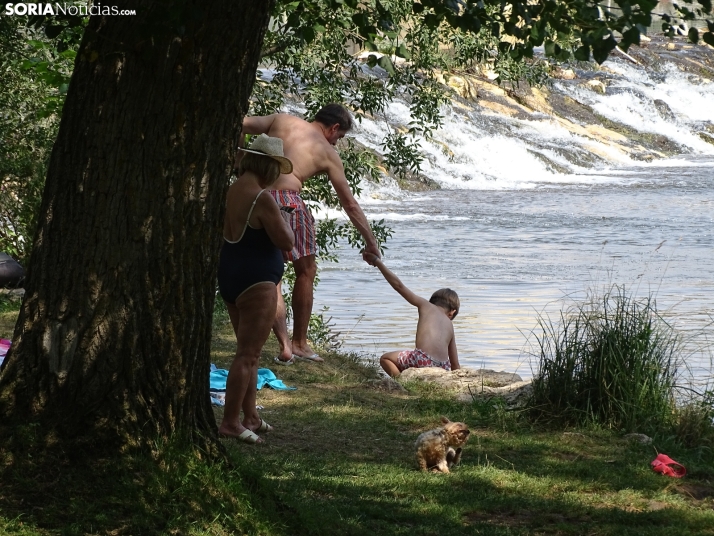 Imagen de las orillas del Duero este 14 de agosto. /PC