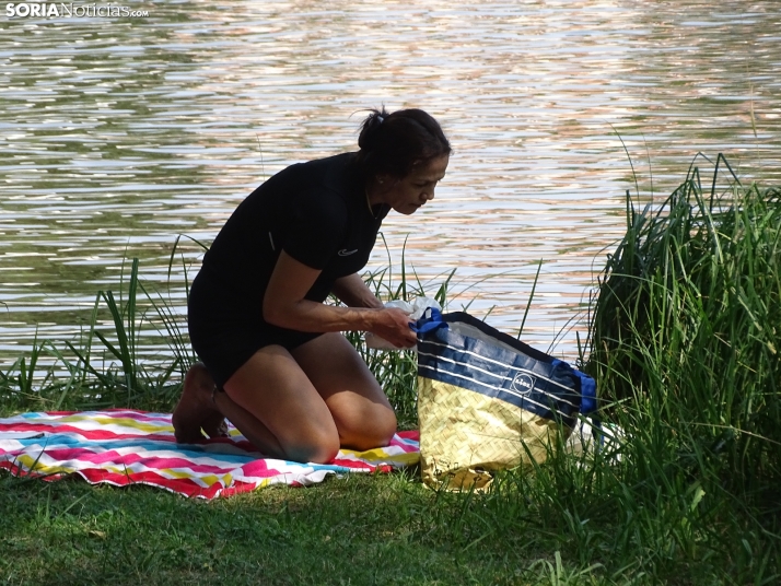 Imagen de las orillas del Duero este 14 de agosto. /PC