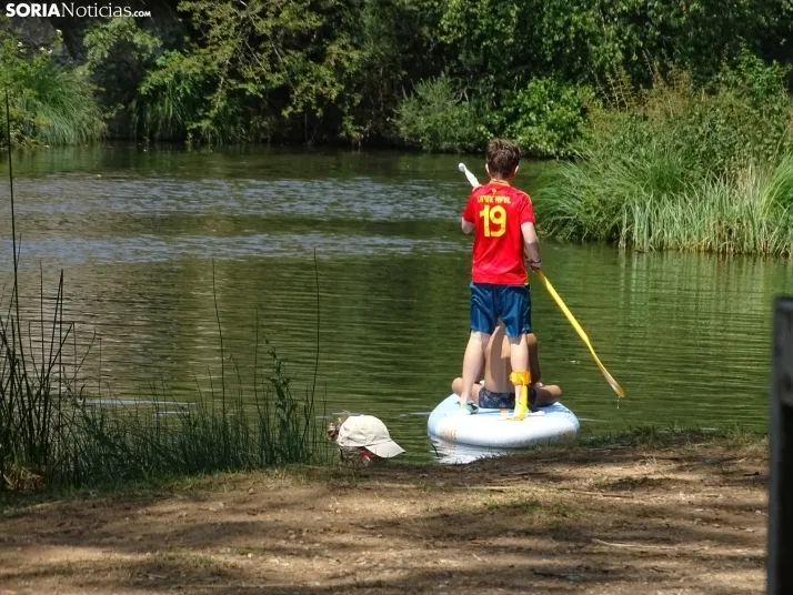 Imagen de las orillas del Duero este 14 de agosto. /PC