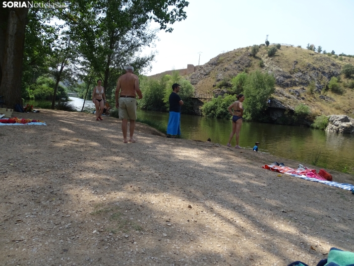 Imagen de las orillas del Duero este 14 de agosto. /PC