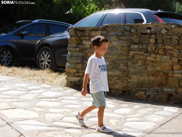 Procesión Santos Justo y Pastor en Diustes