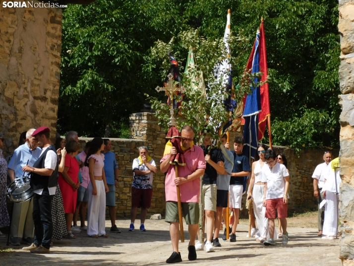 Procesión Santos Justo y Pastor en Diustes