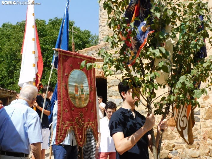 Procesión Santos Justo y Pastor en Diustes