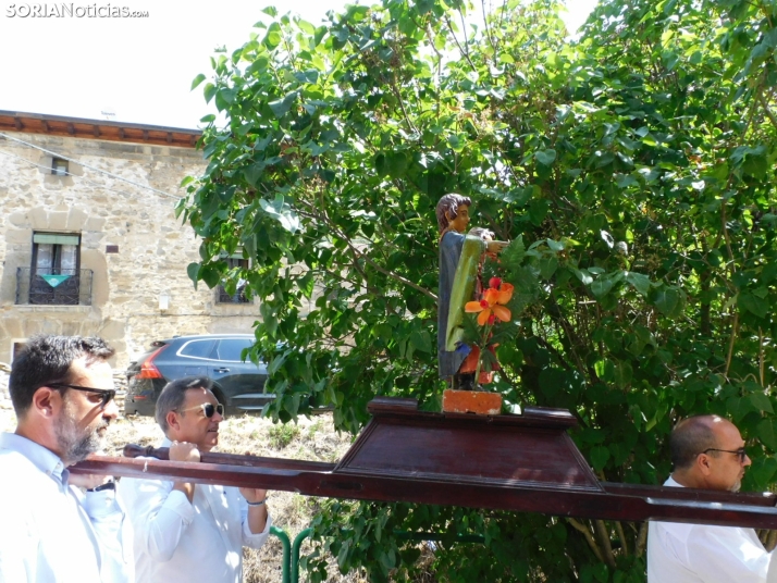 Procesión Santos Justo y Pastor en Diustes