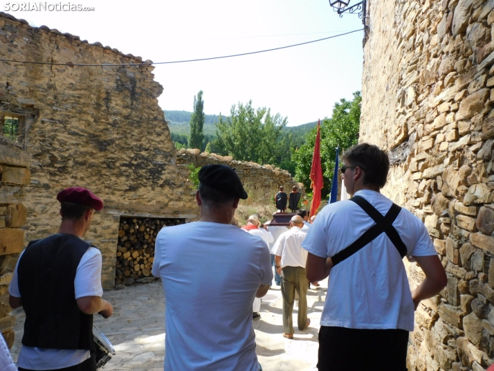 Procesión Santos Justo y Pastor en Diustes