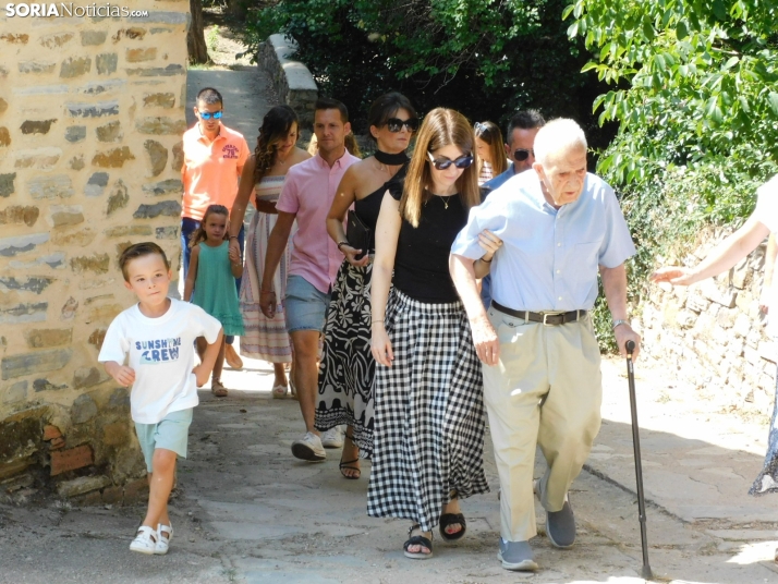 Procesión Santos Justo y Pastor en Diustes
