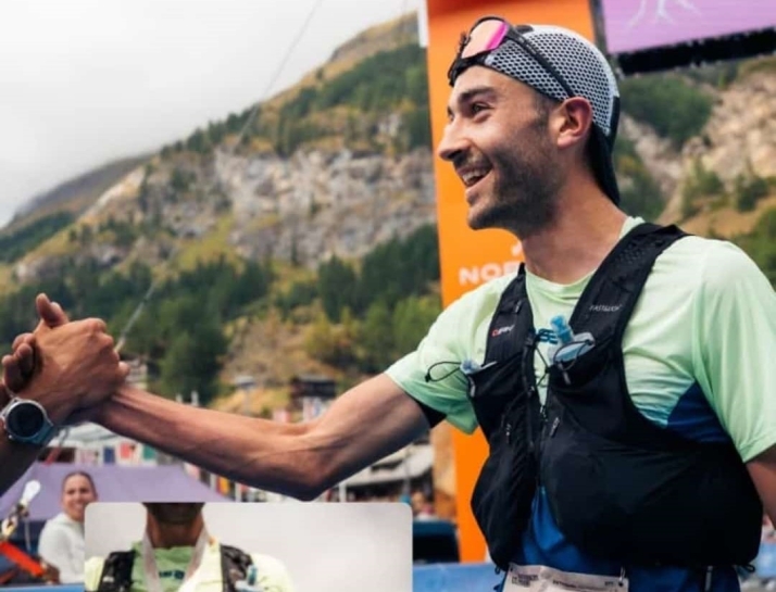 Daniel Izquierdo se sobrepone a una rotura de zapatilla para terminar octavo en una espectacular carrera de montaña en Suiza