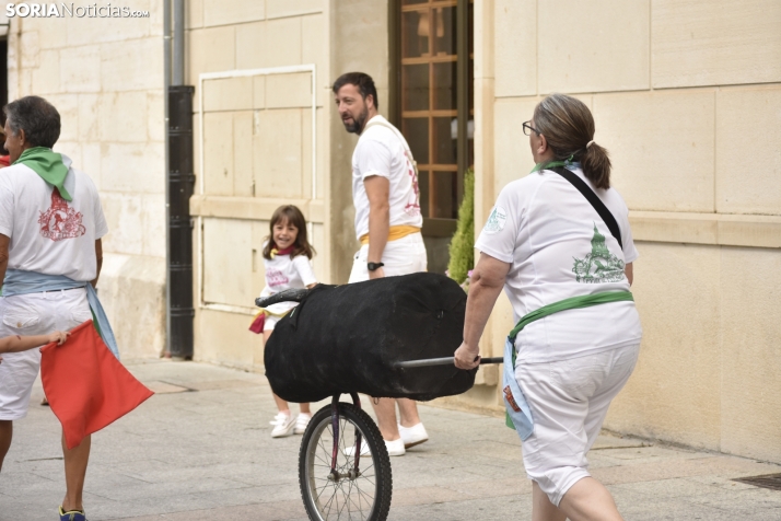Encierro infantil en El Burgo de Osma.