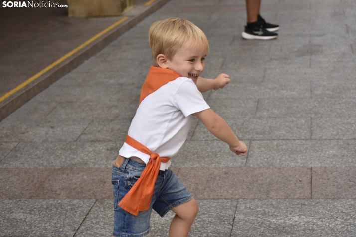 Encierro infantil en El Burgo de Osma.