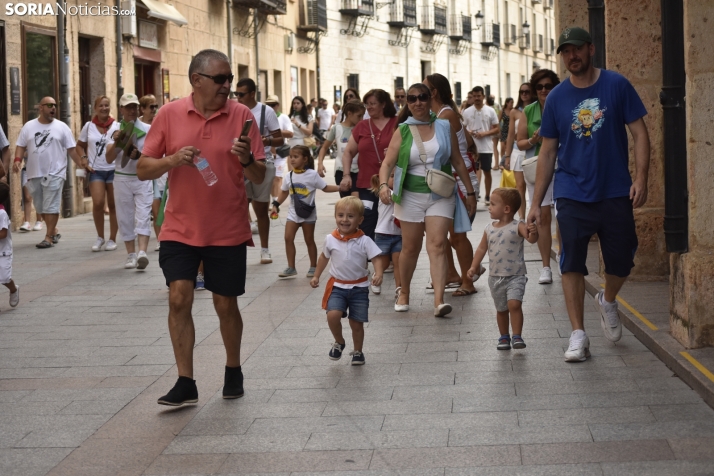 Encierro infantil en El Burgo de Osma.