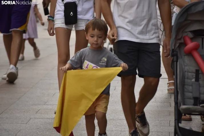 Encierro infantil en El Burgo de Osma.