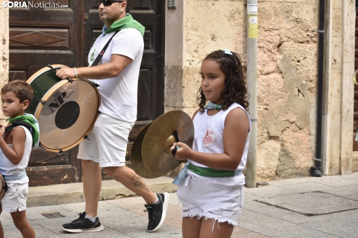 Encierro infantil en El Burgo de Osma.