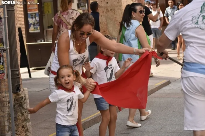 Encierro infantil en El Burgo de Osma.