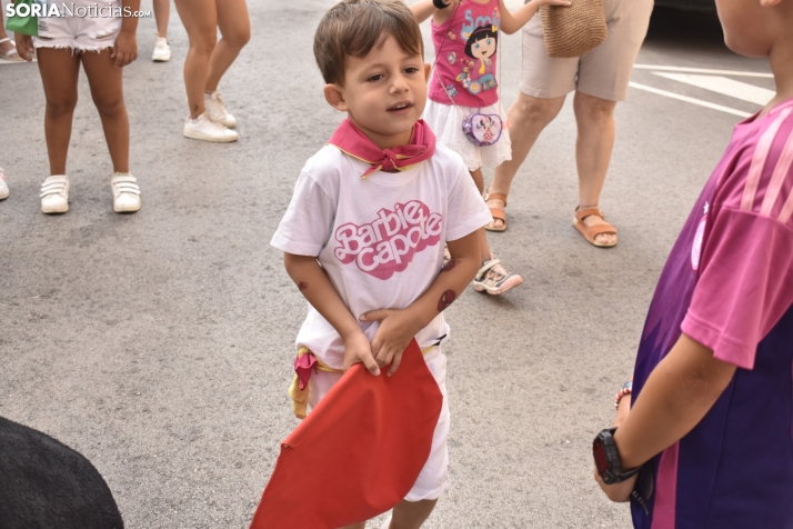 Encierro infantil en El Burgo de Osma.