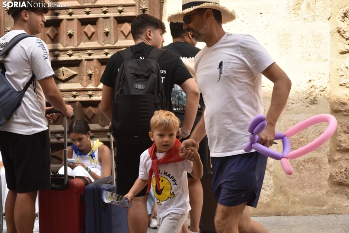 Encierro infantil en El Burgo de Osma.