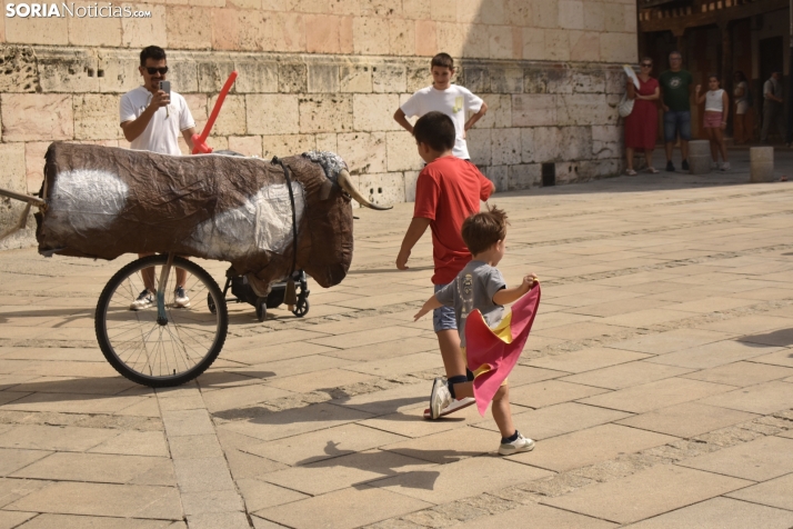 Encierro infantil en El Burgo de Osma.