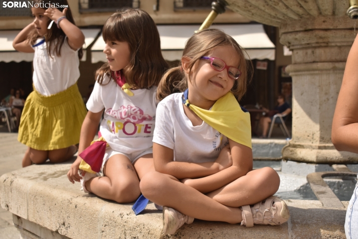 Encierro infantil en El Burgo de Osma.