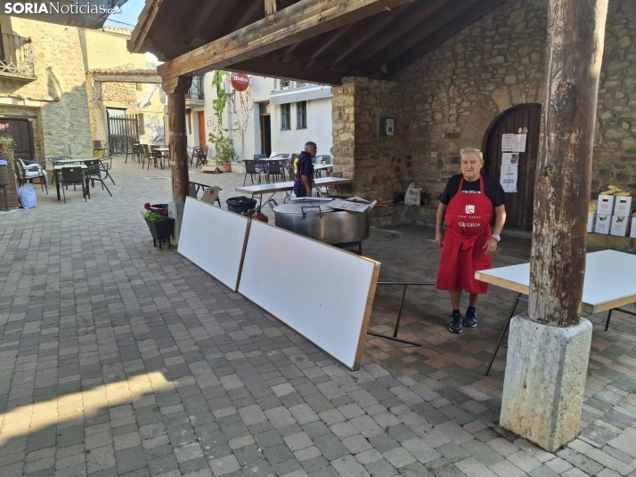 Una imagen de la convocatoria hoy en Villar del Río. /SN