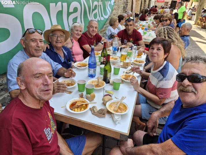 Una imagen de la convocatoria hoy en Villar del Río. /SN