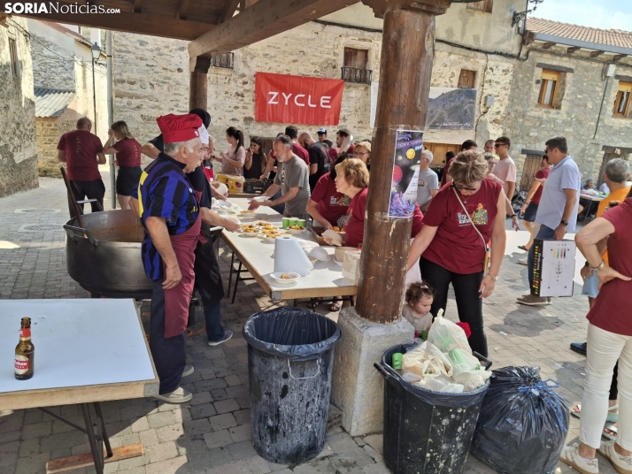 Una imagen de la convocatoria hoy en Villar del Río. /SN