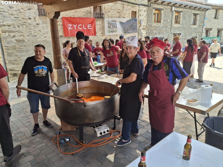 Una imagen de la convocatoria hoy en Villar del Río. /SN