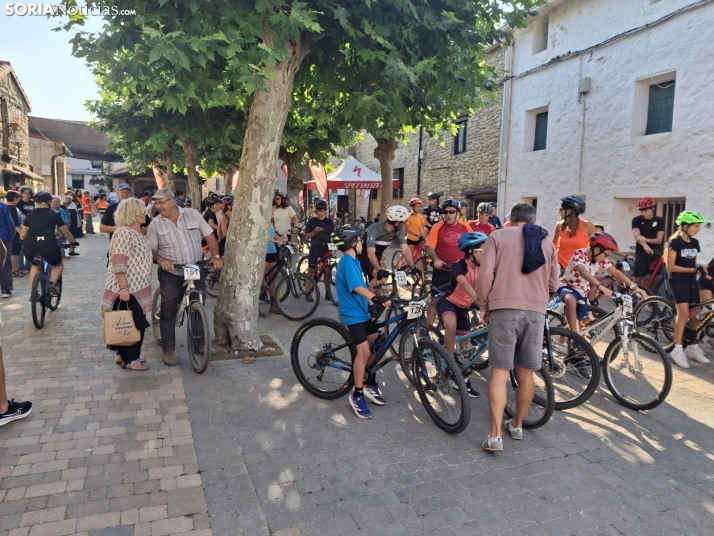 Una imagen de la convocatoria hoy en Villar del Río. /SN