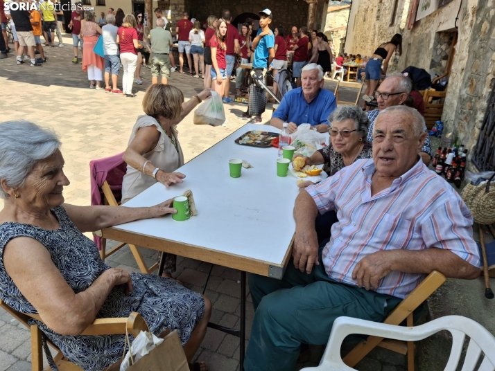 Una imagen de la convocatoria hoy en Villar del Río. /SN