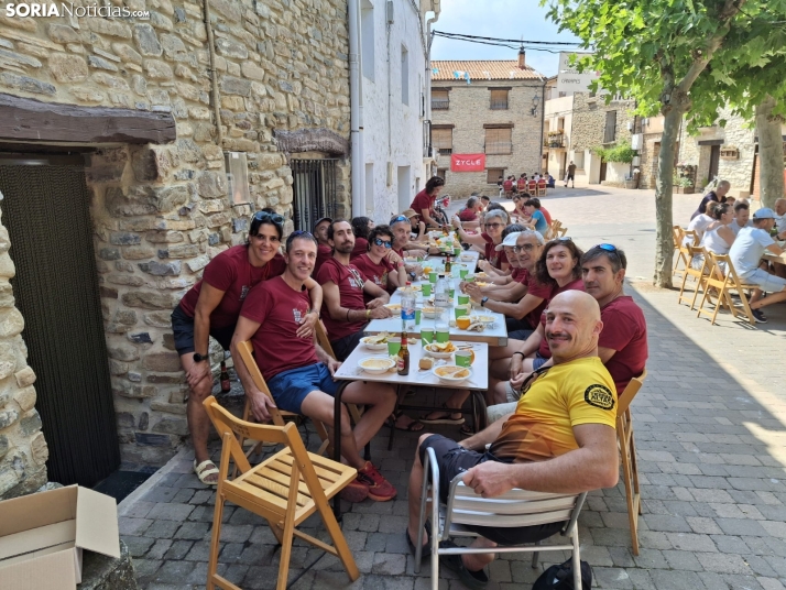 Una imagen de la convocatoria hoy en Villar del Río. /SN