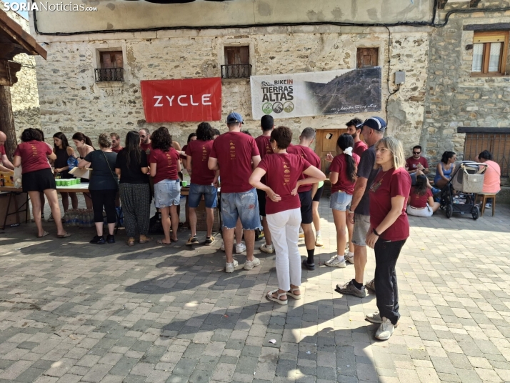 Una imagen de la convocatoria hoy en Villar del Río. /SN