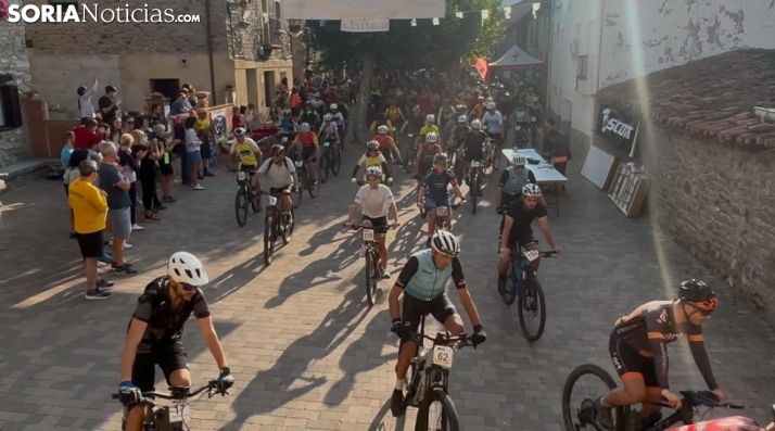 Una imagen de la convocatoria hoy en Villar del Río. /SN