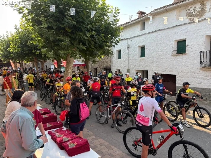 Una imagen de la convocatoria hoy en Villar del Río. /SN