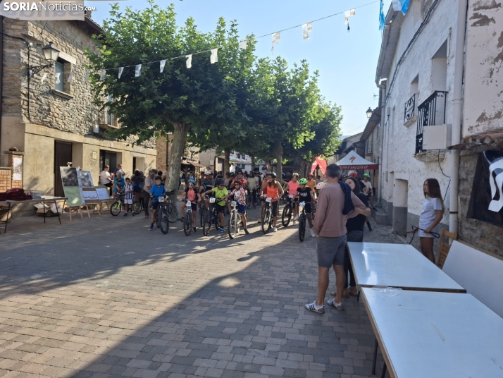 Una imagen de la convocatoria hoy en Villar del Río. /SN