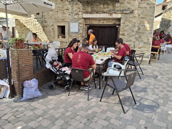 Una imagen de la convocatoria hoy en Villar del Río. /SN