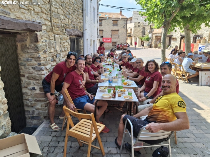 Una imagen de la convocatoria hoy en Villar del Río. /SN