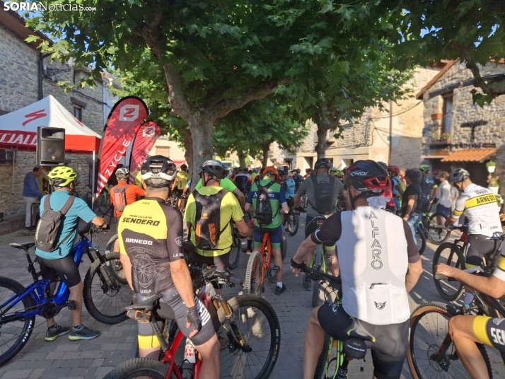 Una imagen de la convocatoria hoy en Villar del Río. /SN