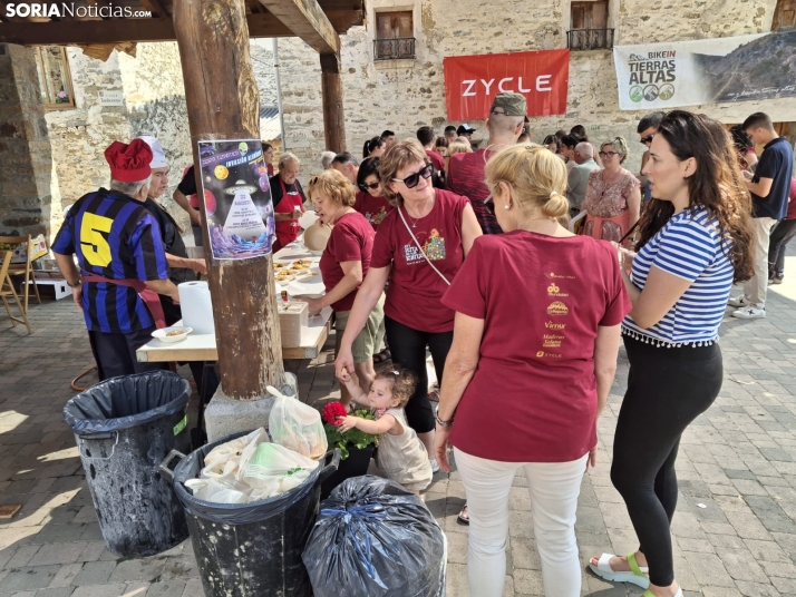 Una imagen de la convocatoria hoy en Villar del Río. /SN