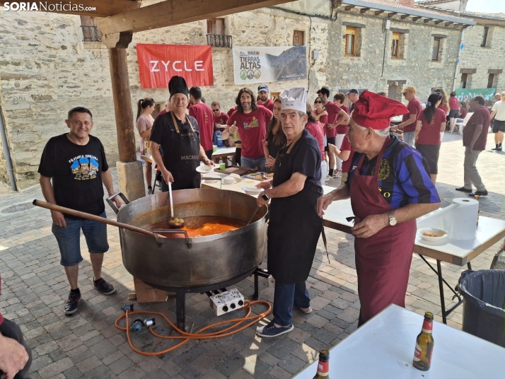 Una imagen de la convocatoria hoy en Villar del Río. /SN