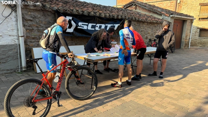 Una imagen de la convocatoria hoy en Villar del Río. /SN