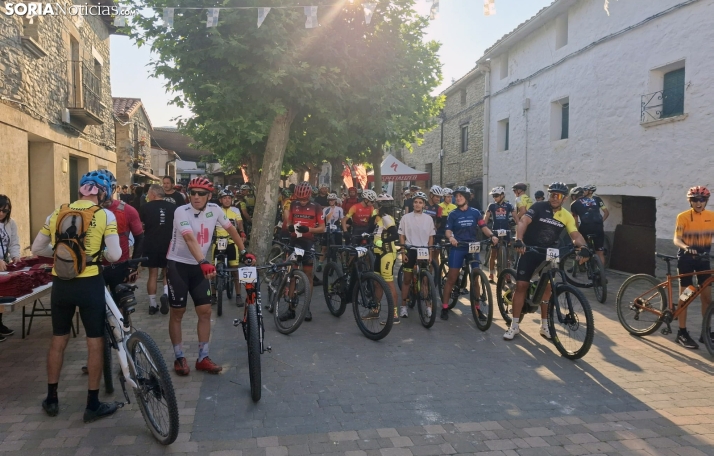 Una imagen de la convocatoria hoy en Villar del Río. /SN