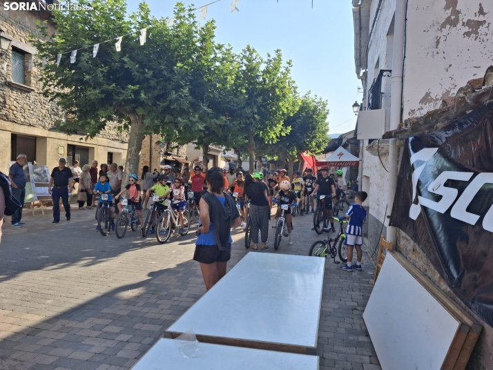 Una imagen de la convocatoria hoy en Villar del Río. /SN